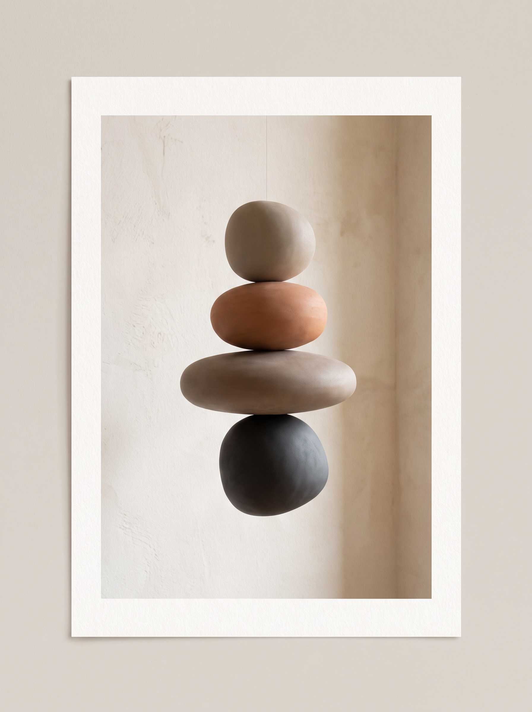 Organic Forms Wall Art Collection – 10 Modern Abstract Sculptural Art Prints