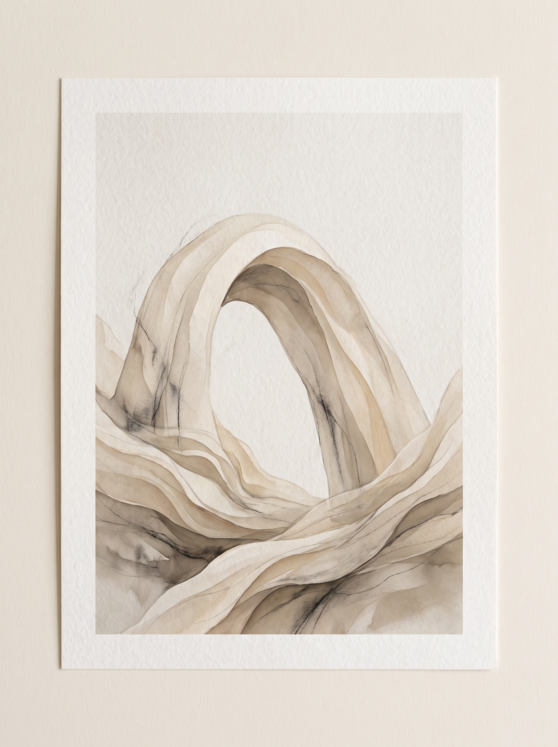 Organic Forms Wall Art Collection – 10 Modern Abstract Sculptural Art Prints - Image 2