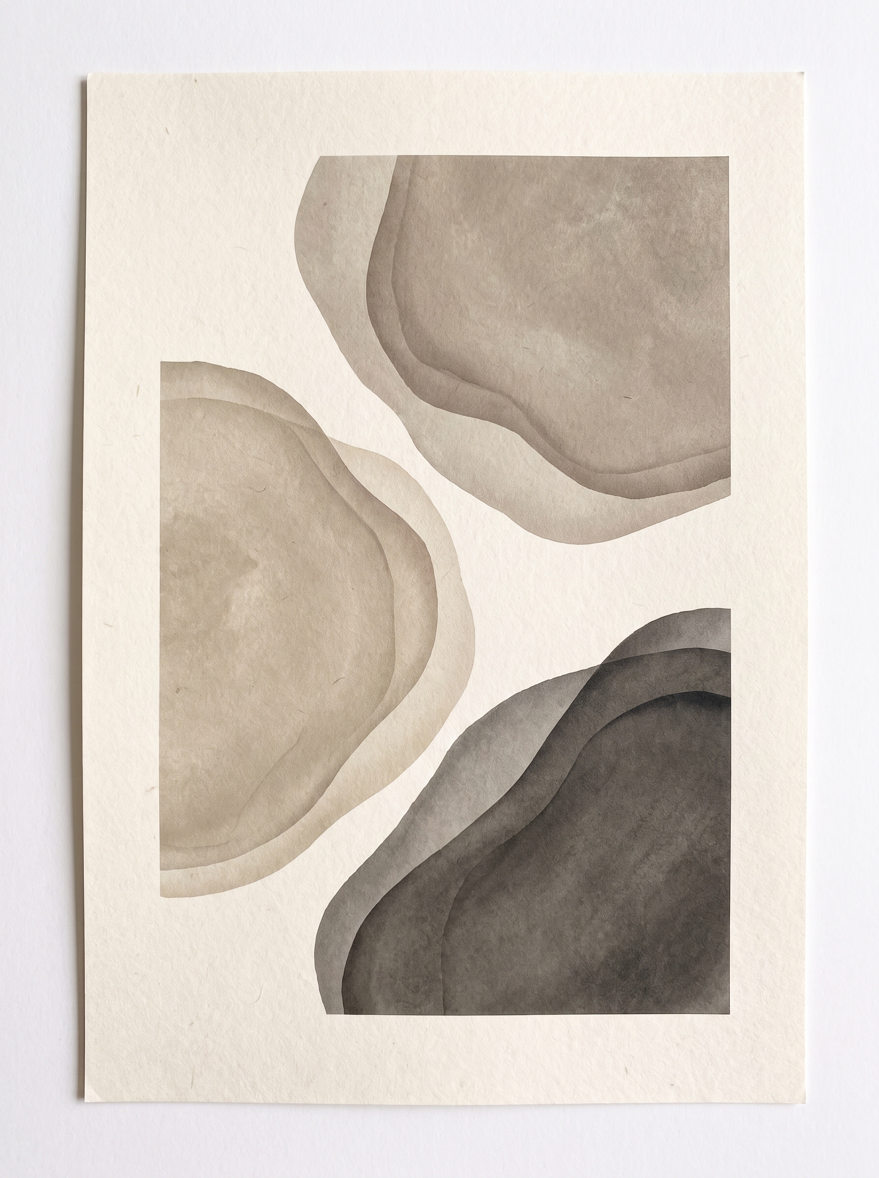 Organic Forms Wall Art Collection – 10 Modern Abstract Sculptural Art Prints - Image 3