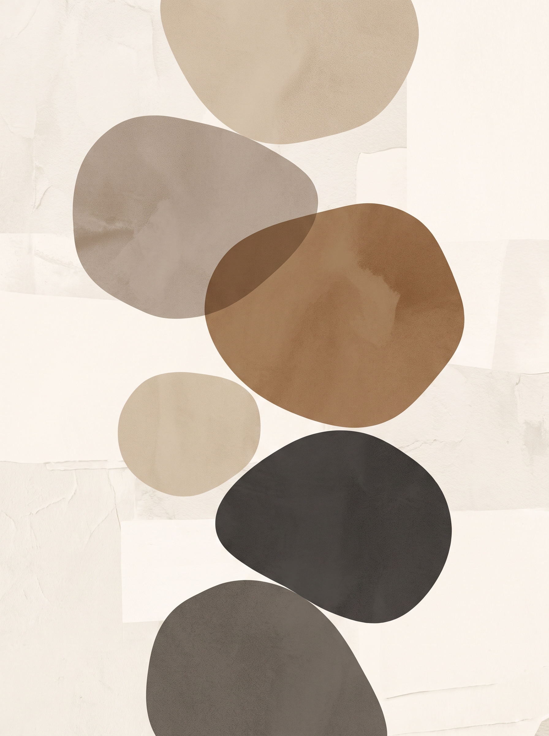 Organic Forms Wall Art Collection – 10 Modern Abstract Sculptural Art Prints - Image 5