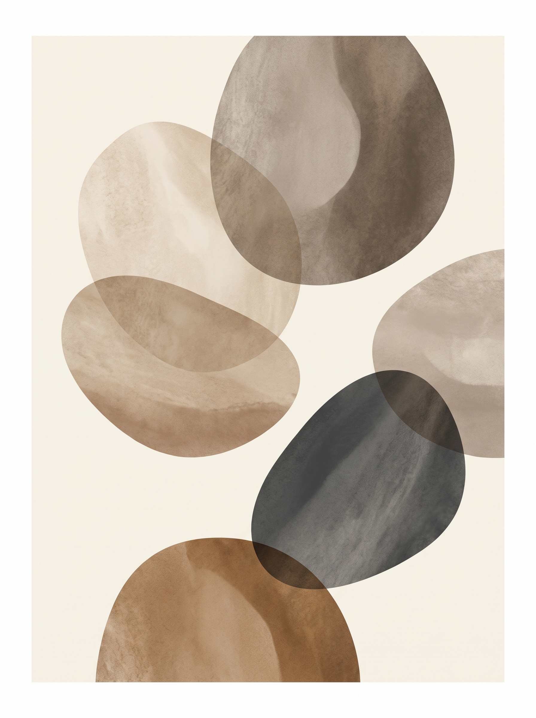Organic Forms Wall Art Collection – 10 Modern Abstract Sculptural Art Prints - Image 7