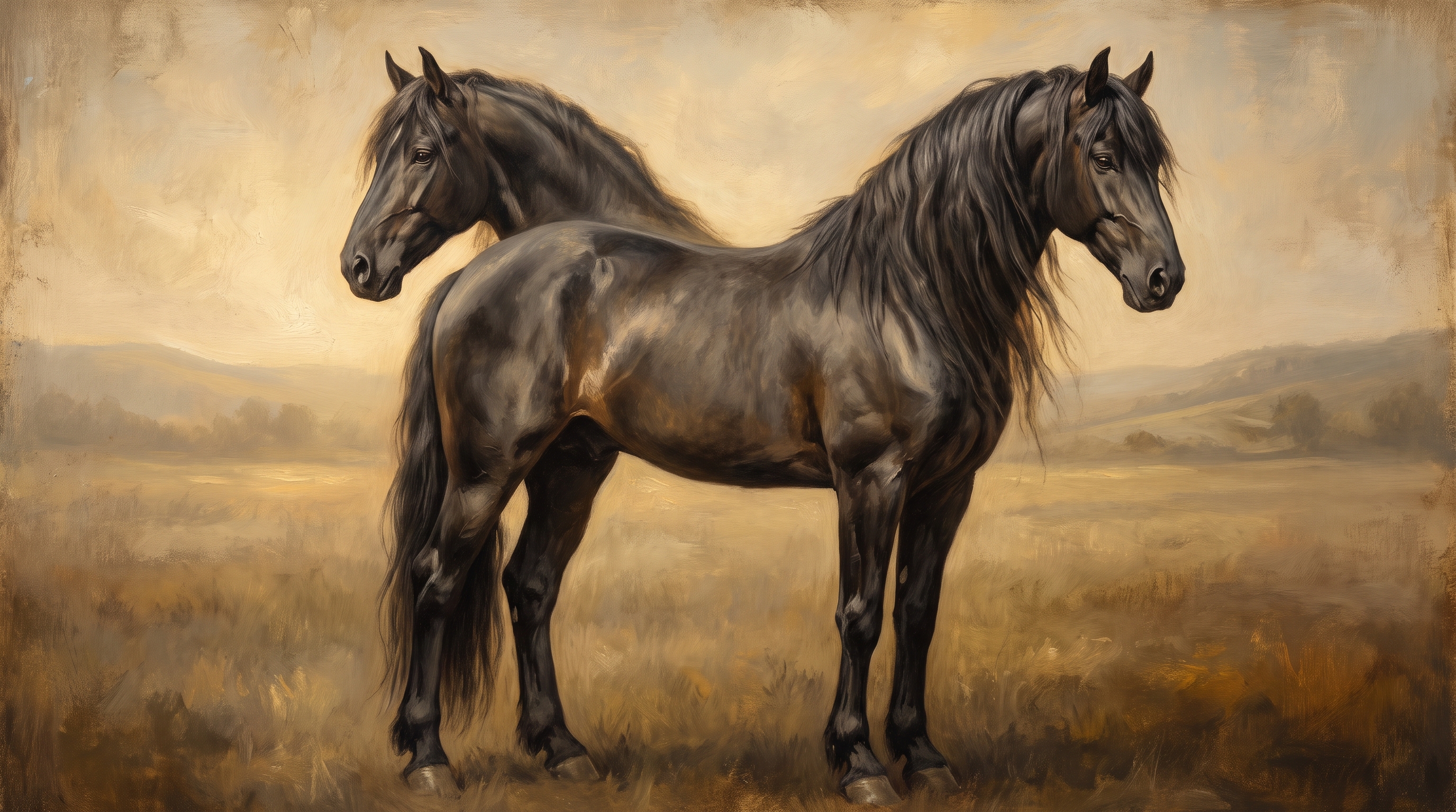 Beautiful Horse Wall Art Collection – 10 Elegant Equine Art Prints - Image 1