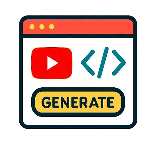 YouTube Video Embed Code Generator